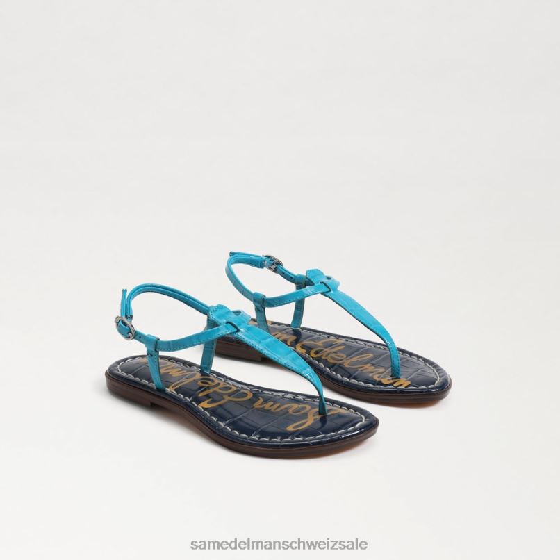 CH Sam Edelman Kinder Gigi-Zehensandale milos blau X2J86937 Schuhwerk