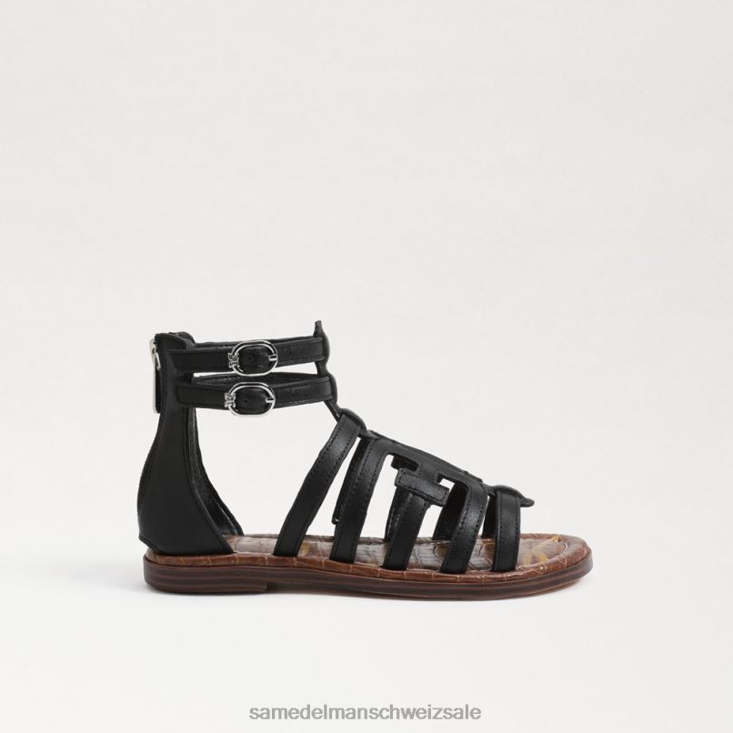 CH Sam Edelman Kinder Ginnie Gladiator-Sandale Schwarz X2J861031 Schuhwerk