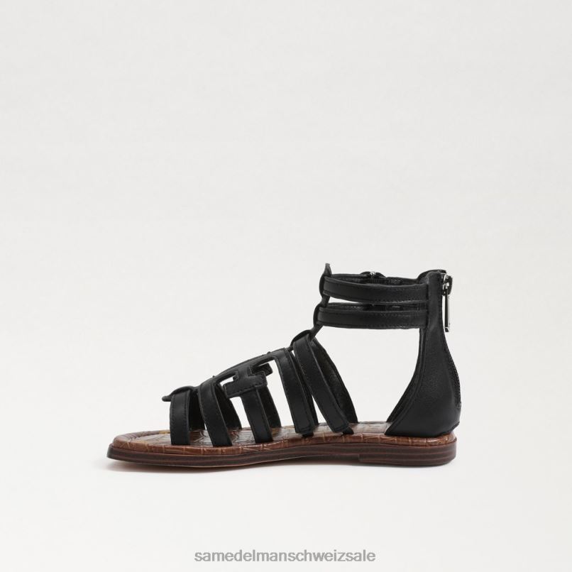 CH Sam Edelman Kinder Ginnie Gladiator-Sandale Schwarz X2J861031 Schuhwerk