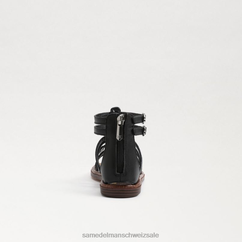 CH Sam Edelman Kinder Ginnie Gladiator-Sandale Schwarz X2J861031 Schuhwerk