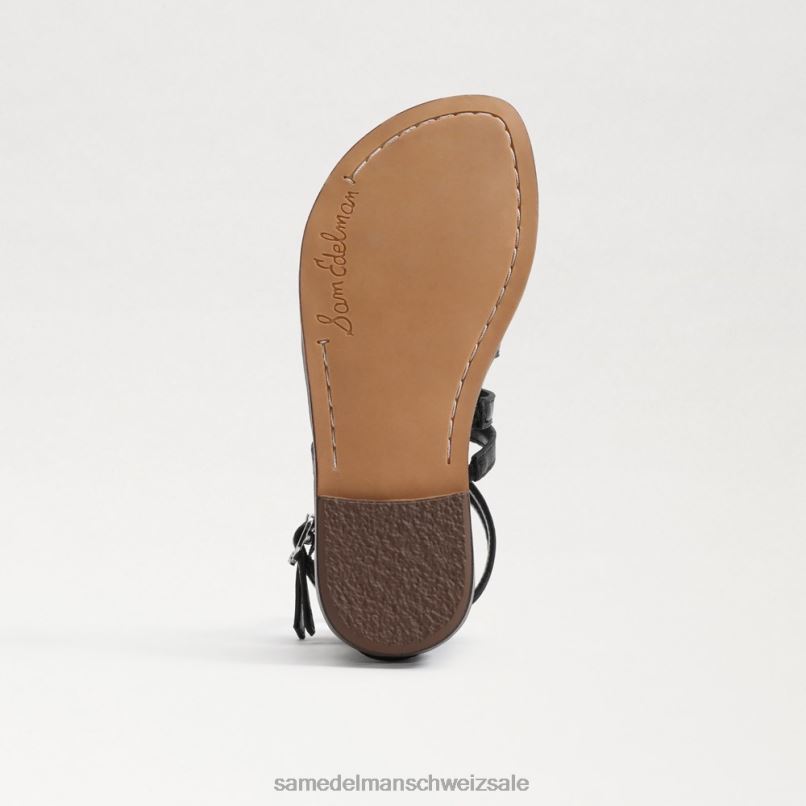 CH Sam Edelman Kinder Ginnie Gladiator-Sandale Schwarz X2J861031 Schuhwerk