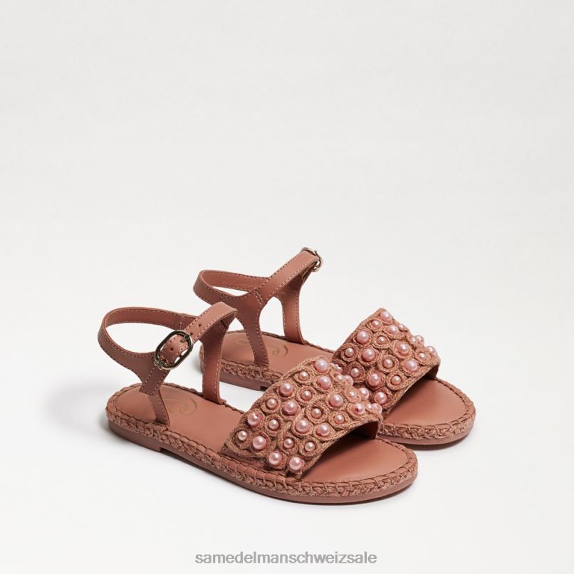CH Sam Edelman Kinder Holly-Sandale Rosenleinen X2J861050 Schuhwerk