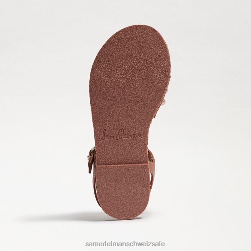 CH Sam Edelman Kinder Holly-Sandale Rosenleinen X2J861050 Schuhwerk