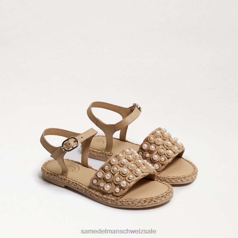 CH Sam Edelman Kinder Holly-Sandale natürliches Leinen X2J861049 Schuhwerk