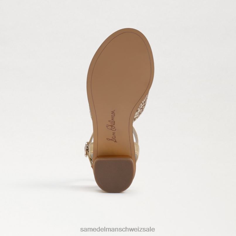 CH Sam Edelman Kinder Ivy-Sandale mit Blockabsatz Bernstein Gold X2J861036 Schuhwerk