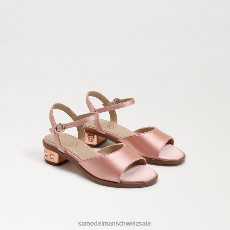 CH Sam Edelman Kinder Ivy-Sandale mit Blockabsatz rosa Salz X2J861037 Schuhwerk