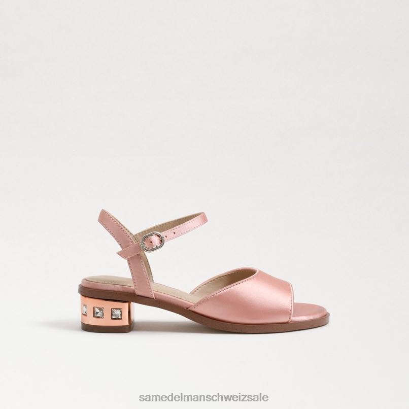 CH Sam Edelman Kinder Ivy-Sandale mit Blockabsatz rosa Salz X2J861037 Schuhwerk