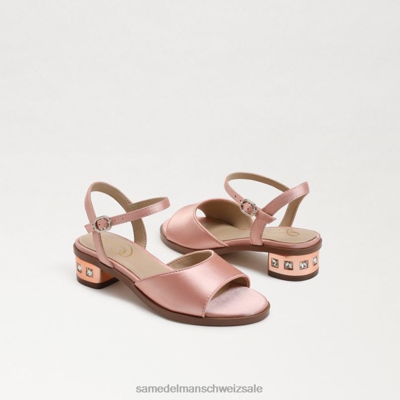 CH Sam Edelman Kinder Ivy-Sandale mit Blockabsatz rosa Salz X2J861037 Schuhwerk
