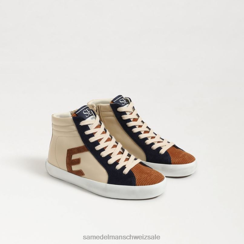 CH Sam Edelman Kinder Avon High-Top-Sneaker Eierschalen-Multi X2J861041 Schuhwerk