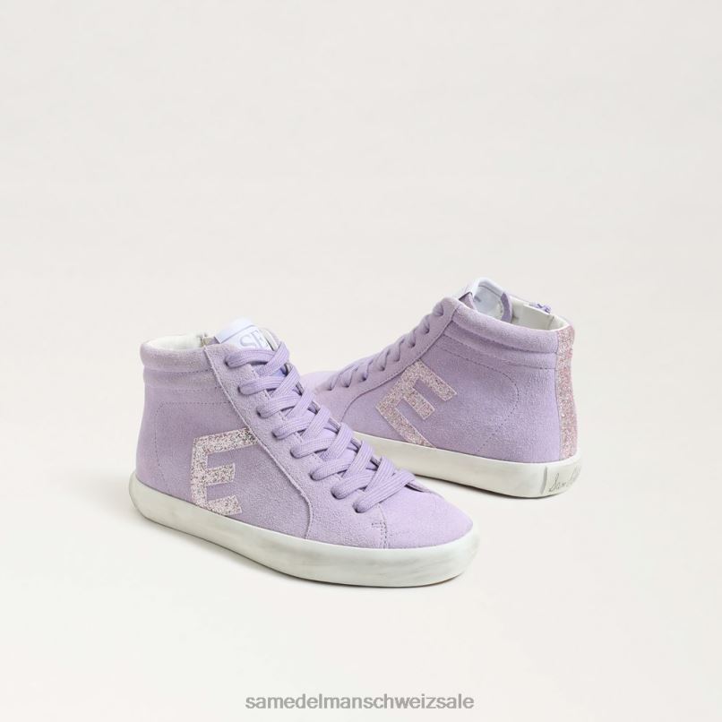 CH Sam Edelman Kinder Avon High-Top-Sneaker nebliges Flieder X2J861043 Schuhwerk