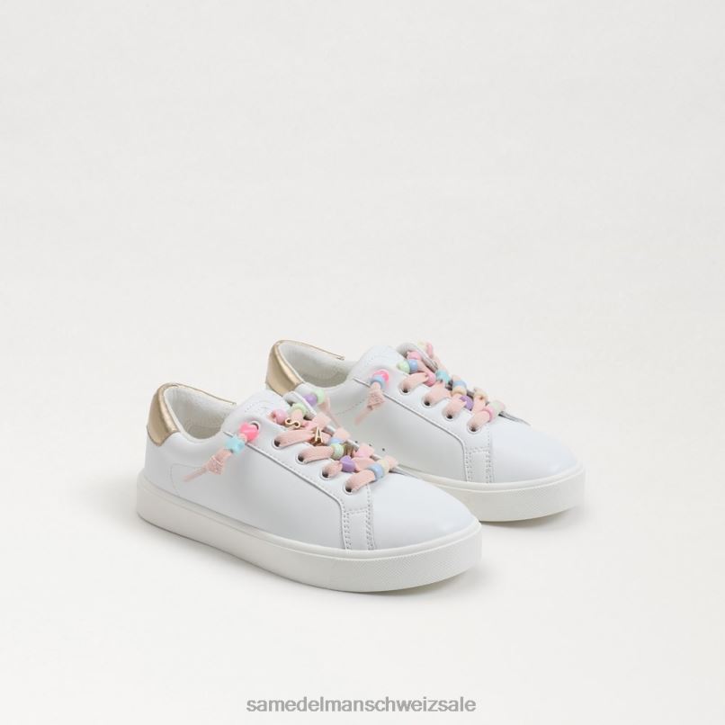 CH Sam Edelman Kinder Ethyl-Sneaker helles Weiss X2J86911 Schuhwerk