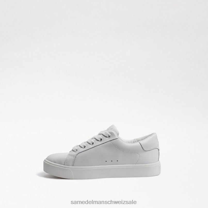 CH Sam Edelman Kinder Ethyl-Sneaker weißes Leder X2J86910 Schuhwerk