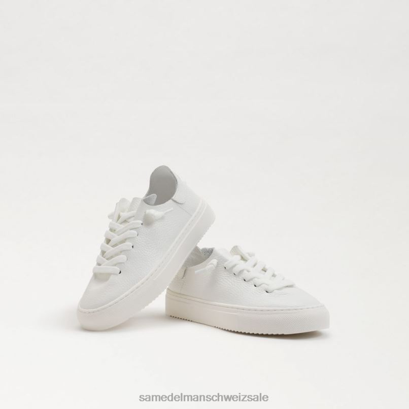 CH Sam Edelman Kinder Mohn-Schnürsneaker Weiß X2J86924 Schuhwerk