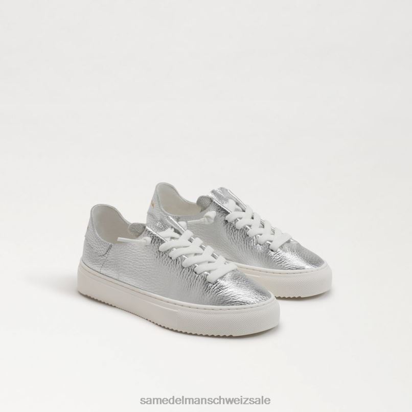CH Sam Edelman Kinder Mohn-Schnürsneaker weiches Silber X2J86923 Schuhwerk
