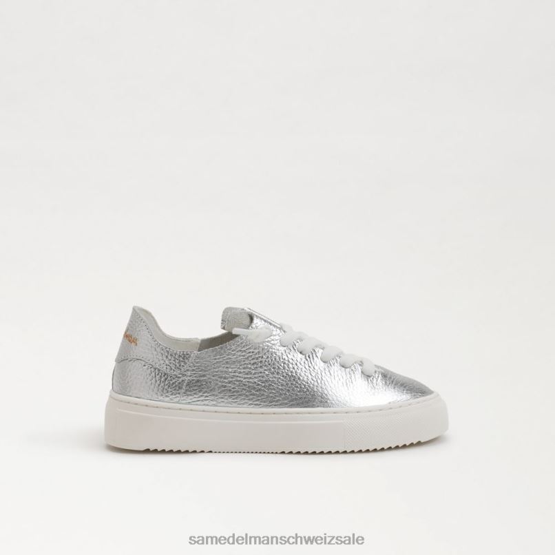 CH Sam Edelman Kinder Mohn-Schnürsneaker weiches Silber X2J86923 Schuhwerk