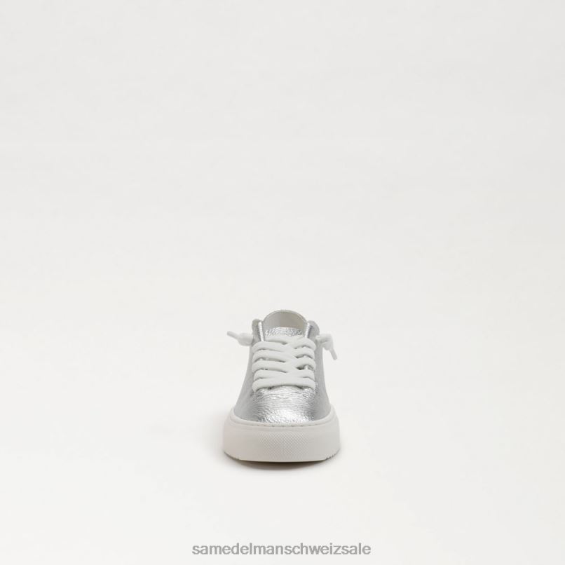 CH Sam Edelman Kinder Mohn-Schnürsneaker weiches Silber X2J86923 Schuhwerk