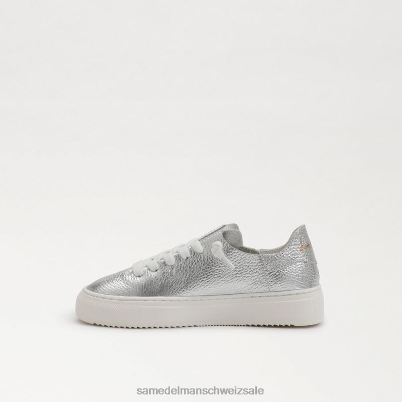CH Sam Edelman Kinder Mohn-Schnürsneaker weiches Silber X2J86923 Schuhwerk