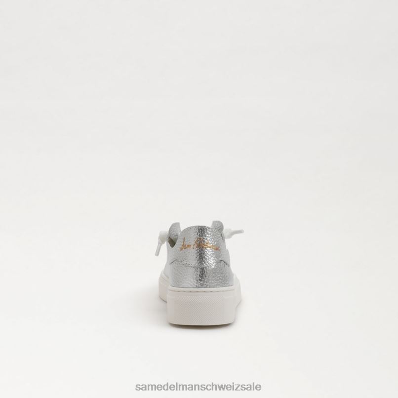 CH Sam Edelman Kinder Mohn-Schnürsneaker weiches Silber X2J86923 Schuhwerk