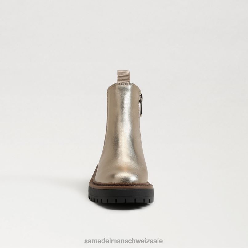 CH Sam Edelman Kinder Laguna Chelsea-Stiefel Gold Blatt X2J86971 Schuhwerk