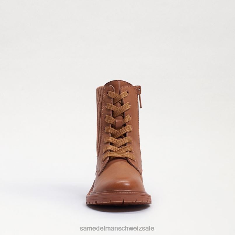 CH Sam Edelman Kinder Lydell-Kampfstiefel Es ist aus kuschelig braunem Leder X2J861009 Schuhwerk