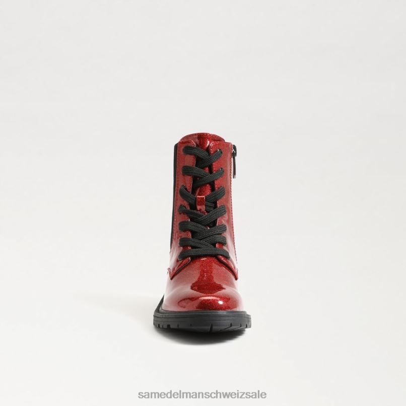 CH Sam Edelman Kinder Lydell-Kampfstiefel Rubinrot X2J861012 Schuhwerk