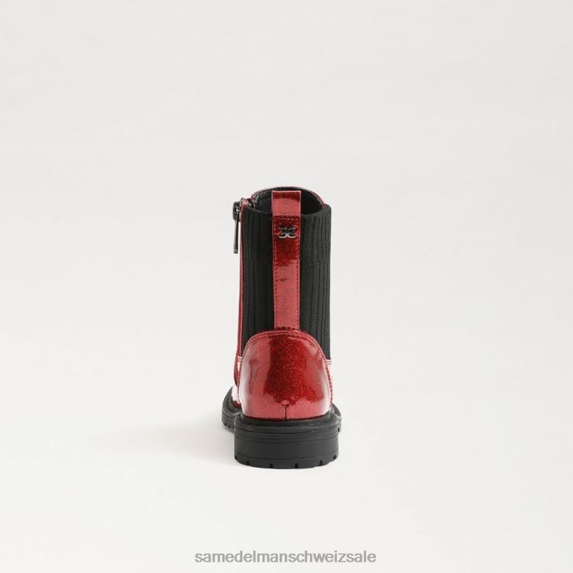 CH Sam Edelman Kinder Lydell-Kampfstiefel Rubinrot X2J861012 Schuhwerk