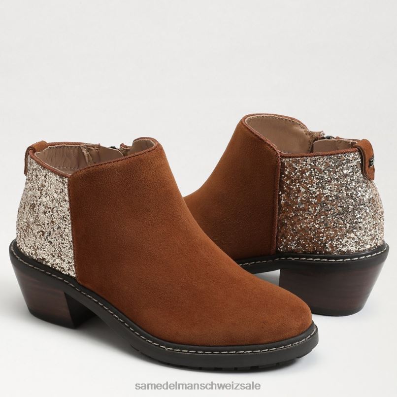 CH Sam Edelman Kinder Pryce-Stiefelette Grenzbraun X2J861004 Schuhwerk